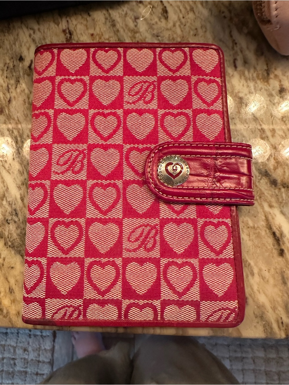 Brighton Pink and Cream Heart-Print Photo Book
